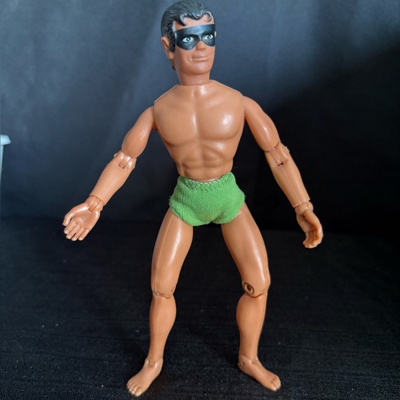 Poupée MEGO Robin (Batman) Vintage 1979 - RARE - Dans Sa Boîte - À Restaurer